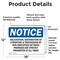 Signmission Solicitation Distribution Of Literature, 18 in W x Rectangle, Vinyl Decal OS-2PACK-NS-D-1218-L-18364 - alternate 6